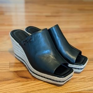 BRAND NEW Karl Lagerfeld Paris Wedge Sandals